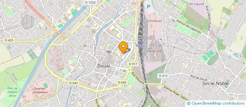 localisation de l'entreprise LA STELLA DES PASPELS à DOUAI