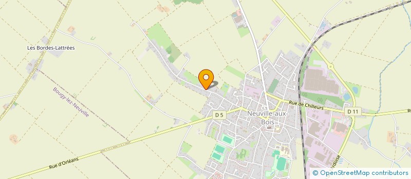 localisation de l'entreprise LA STEM 45 à NEUVILLE-AUX-BOIS
