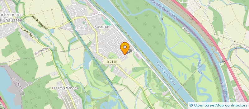 localisation de l'entreprise LA STEMAN  ROSENAU