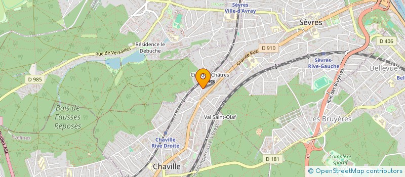 localisation de l'entreprise LA STEMIE à CHAVILLE