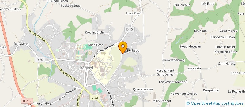 localisation de l'entreprise LA STEPHANOISE  BEGARD