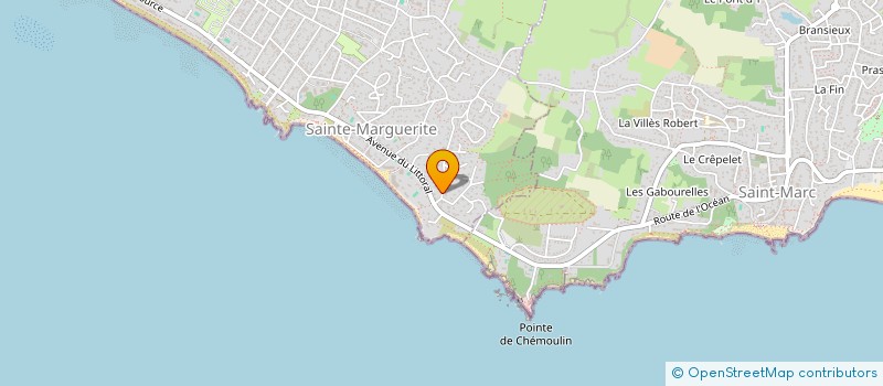 localisation de l'entreprise LA STERNE  PORNICHET