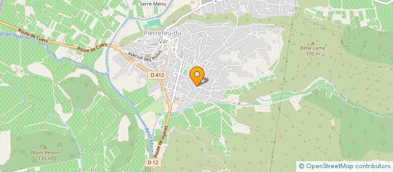 localisation de l'entreprise LA STIDIA  PIERREFEU-DU-VAR