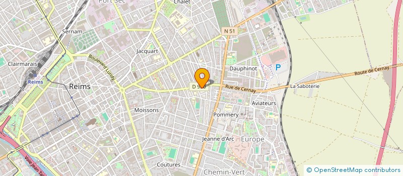 localisation de l'entreprise LA STORIA  REIMS
