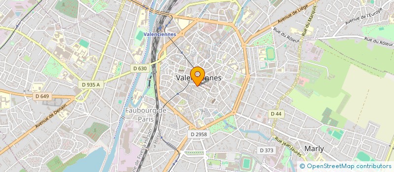 localisation de l'entreprise LA STORIA à VALENCIENNES