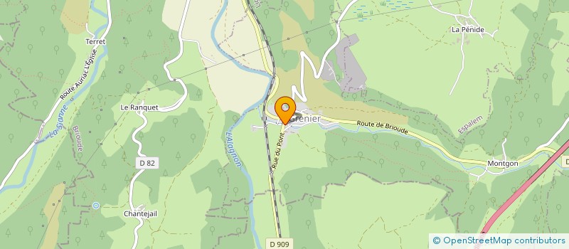 localisation de l'entreprise LA STORIA  GRENIER-MONTGON