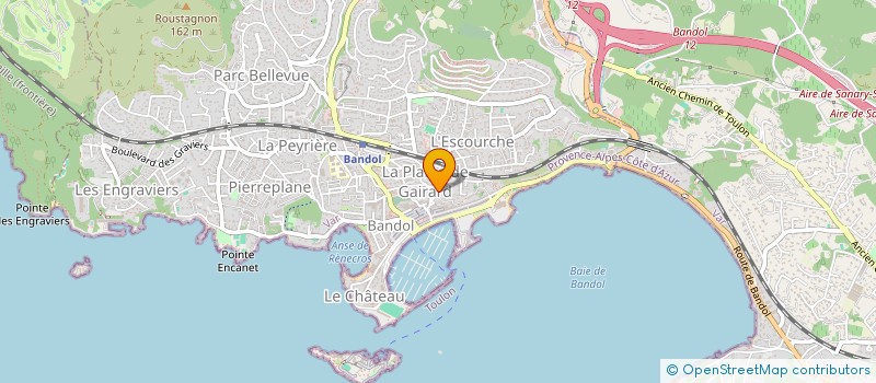 localisation de l'entreprise LA STORIA à BANDOL