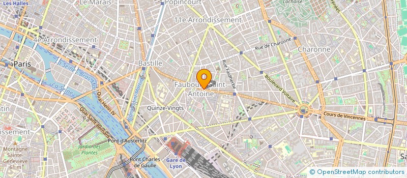 localisation de l'entreprise LA STORIA CAMICIA  PARIS 11