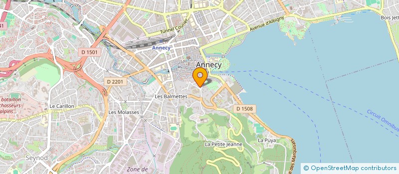 localisation de l'entreprise LA STORIA MATELON à ANNECY