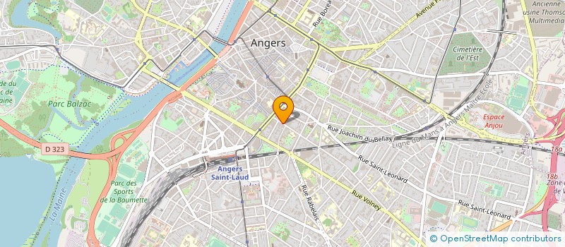 localisation de l'entreprise LA STRADA à ANGERS