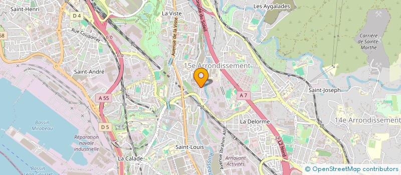 localisation de l'entreprise LA STRADA à MARSEILLE