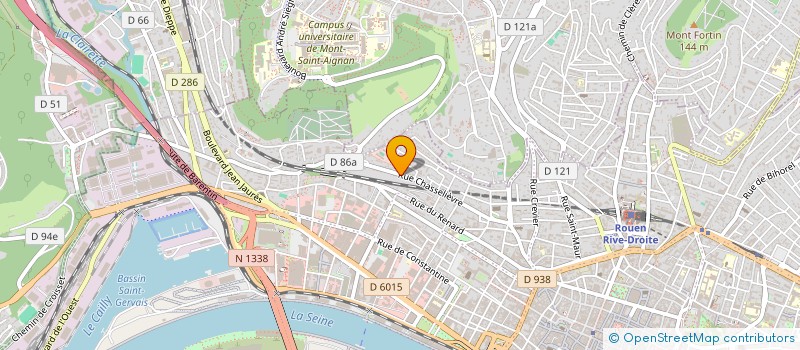 localisation de l'entreprise LA STRADA à ROUEN