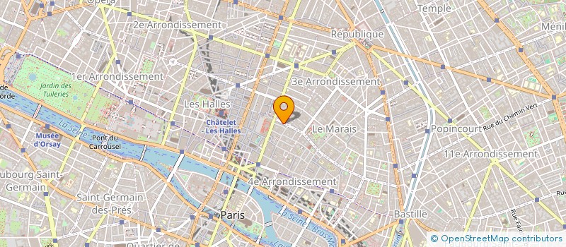 localisation de l'entreprise LA STRADA  PARIS