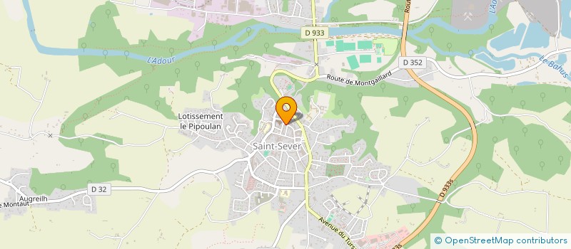 localisation de l'entreprise LA STRADA à SAINT-SEVER
