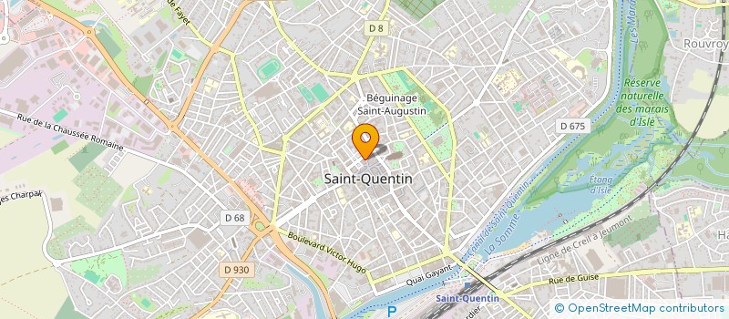 localisation de l'entreprise LA STRADA FOOD à SAINT-QUENTIN