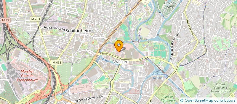 localisation de l'entreprise LA STRASBOURGEOISE à STRASBOURG