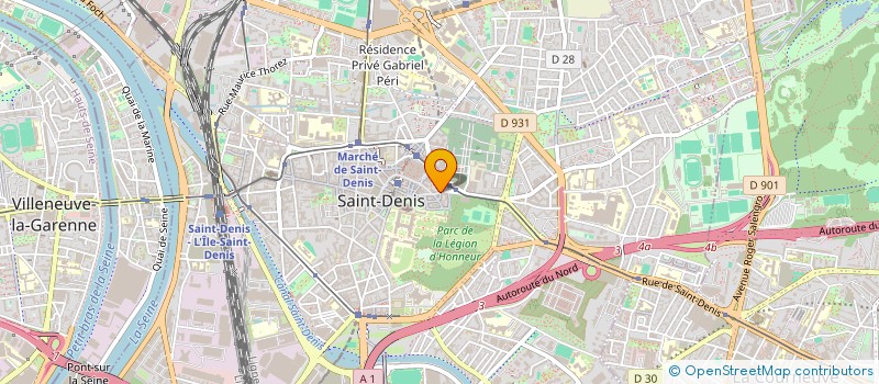 localisation de l'entreprise LA STRASBOURGEOISE à SAINT-DENIS