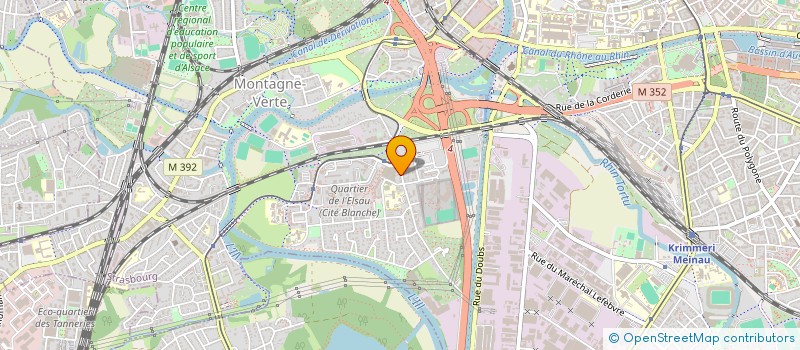 localisation de l'entreprise LA STRASBOURGEOISE DE NETTOYAGE à STRASBOURG