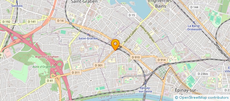 localisation de l'entreprise LA STRATEGIE DES MOTS  EPINAY-SUR-SEINE