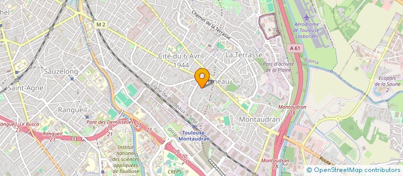 localisation de l'entreprise LA STRAVAGANZA à TOULOUSE
