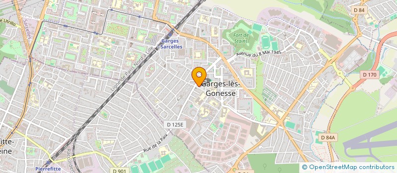 localisation de l'entreprise LA STREET RECRUTE à GARGES-LES-GONESSE