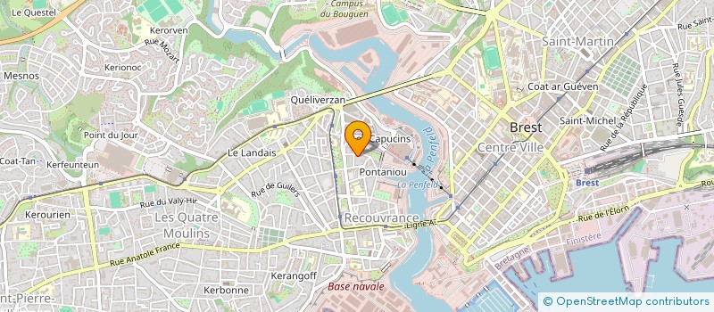 localisation de l'entreprise LA STRIDENTE à BREST