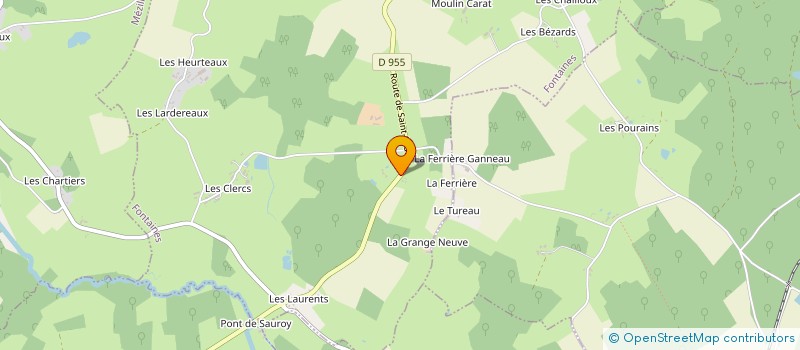 localisation de l'entreprise LA STRUCTURE CIE  FONTAINES