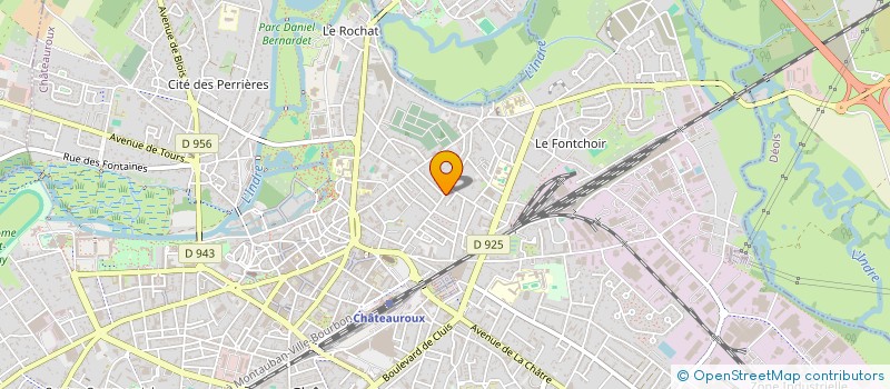 localisation de l'entreprise LA STRUCTURE JURIDIQUE à CHATEAUROUX