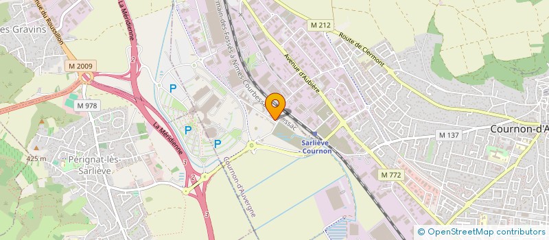 localisation de l'entreprise LA SUCCIESSO  COURNON-D'AUVERGNE