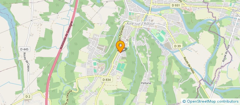 localisation de l'entreprise LA SUERTE  AIRE-SUR-L'ADOUR