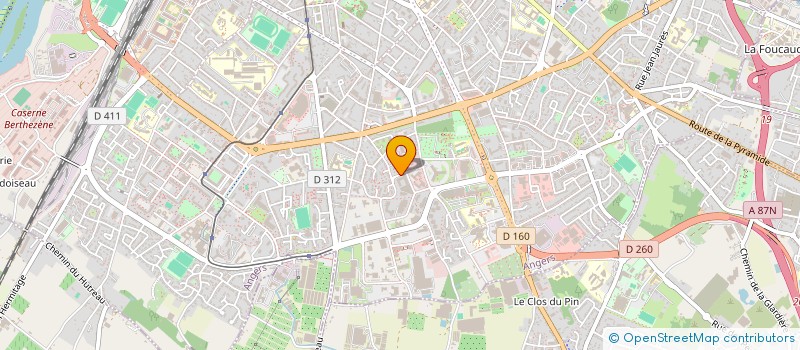 localisation de l'entreprise LA SUEUR SPORTS à ANGERS