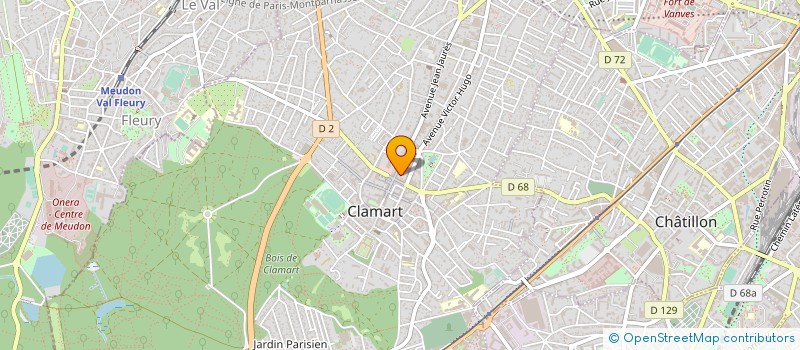 localisation de l'entreprise LA SUITE 38 BIS  CLAMART