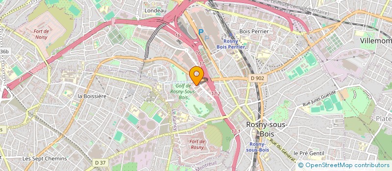 localisation de l'entreprise LA SUITE à ROSNY-SOUS-BOIS