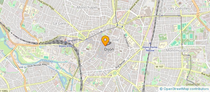 localisation de l'entreprise LA SUITE à DIJON