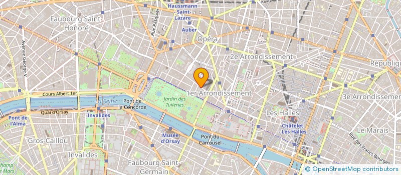 localisation de l'entreprise LA SUITE à PARIS