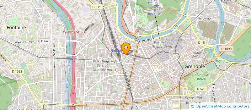 localisation de l'entreprise LA SUITE à GRENOBLE