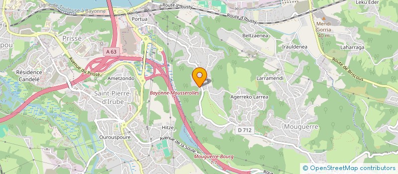 localisation de l'entreprise LA SUITE  MOUGUERRE