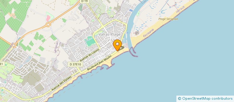 localisation de l'entreprise LA SUITE à VALRAS-PLAGE