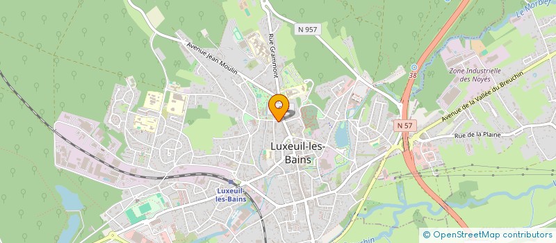 localisation de l'entreprise LA SUITE  LUXEUIL-LES-BAINS
