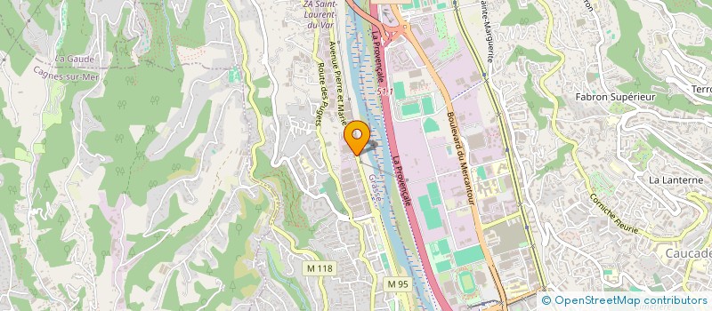 localisation de l'entreprise LA SUITE  SAINT-LAURENT-DU-VAR