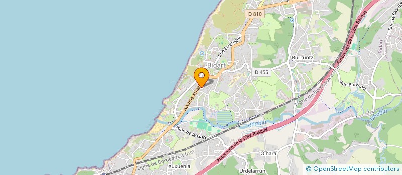 localisation de l'entreprise LA SUITE COIFFURE à BIDART