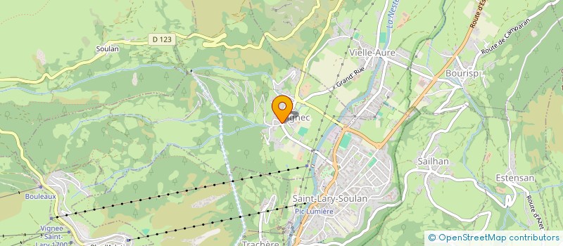 localisation de l'entreprise LA SUITE D'AURE  VIGNEC