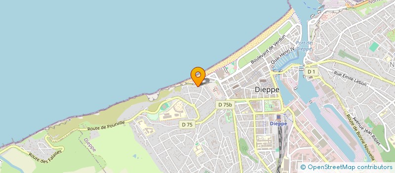 localisation de l'entreprise LA SUITE D'ETRAN  DIEPPE