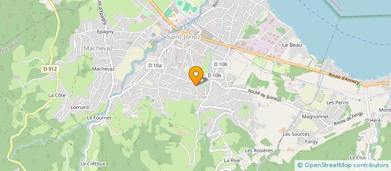 localisation de l'entreprise LA SUITE DE JB à SAINT-JORIOZ