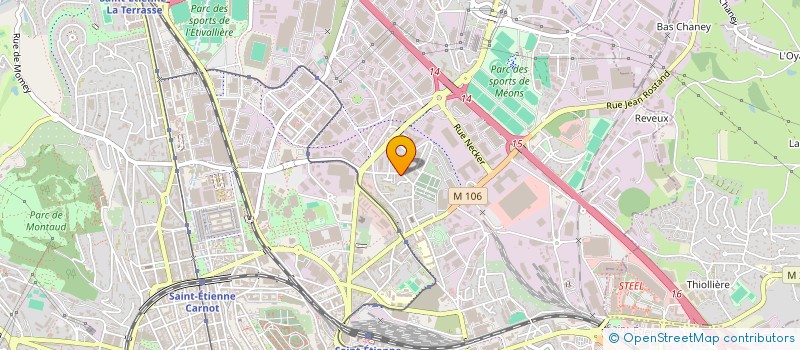 localisation de l'entreprise LA SUITE INTERIEURE  SAINT-ETIENNE