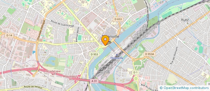 localisation de l'entreprise LA SUITE LOUNA  THIONVILLE