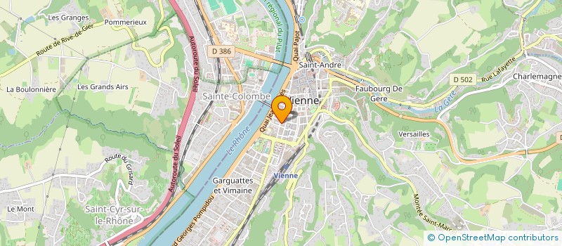 localisation de l'entreprise LA SUITE PARISIENNE à VIENNE