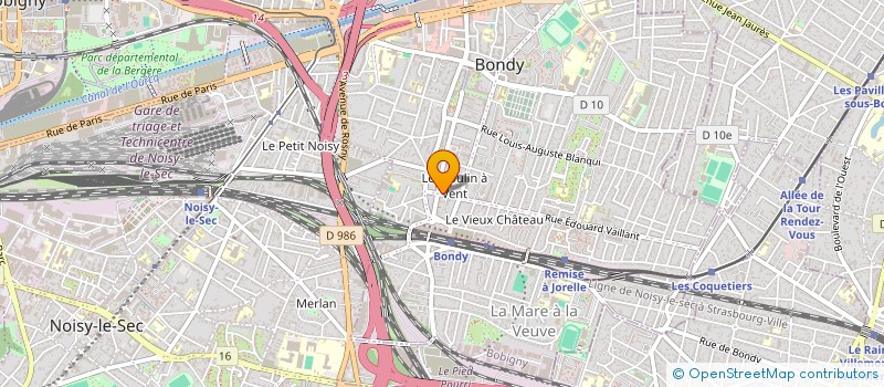 localisation de l'entreprise LA SUITE SASU  BONDY