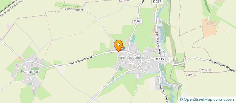 localisation de l'entreprise LA SULPICIENNE à SAINT-SOUPLET