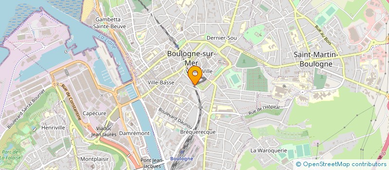 localisation de l'entreprise LA SULTANE à BOULOGNE-SUR-MER